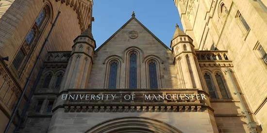The University of Manchester sign