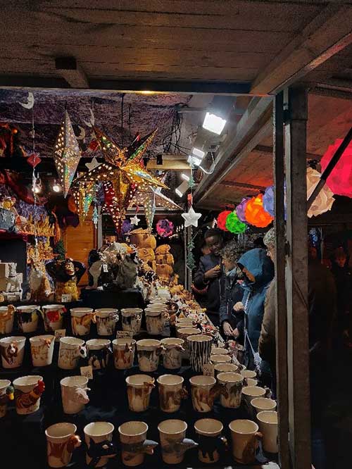 A stall at the Manchester Christmas Markets