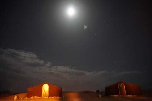 The night sky in Morocco