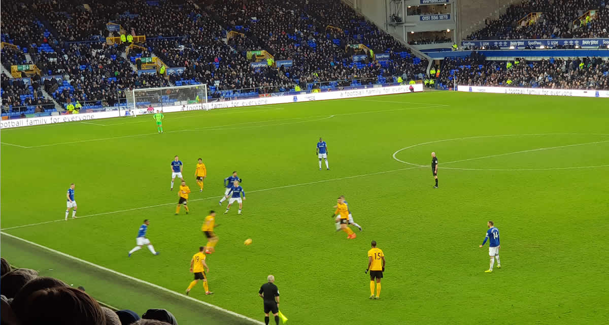 Work, football, work, travel, and did I mention...work? Everton football game