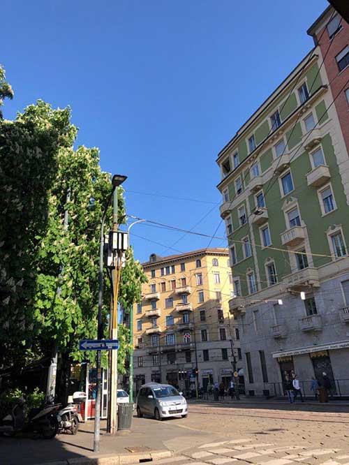 A Milan street scene