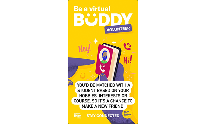 The buddy scheme poster