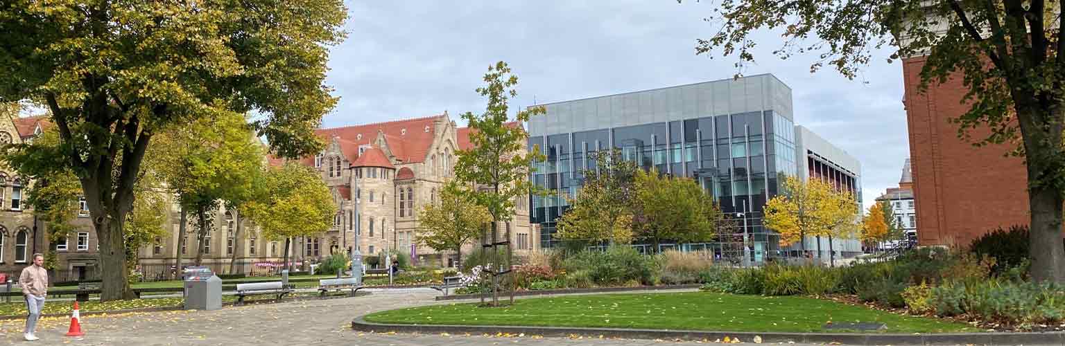 A view of the Alan Gilbert Learning Commons