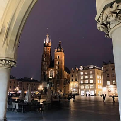 Weekend away in Krakow - St Mary's basilica