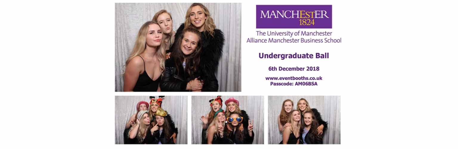 Emily Parsons and her friends at the AMBS undergraduate ball in 2018