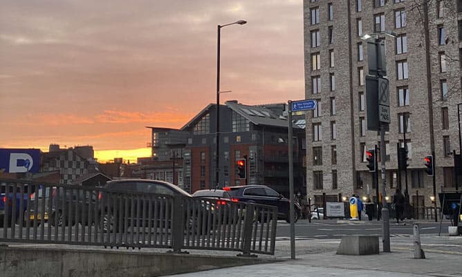 Sunset in Ordsall