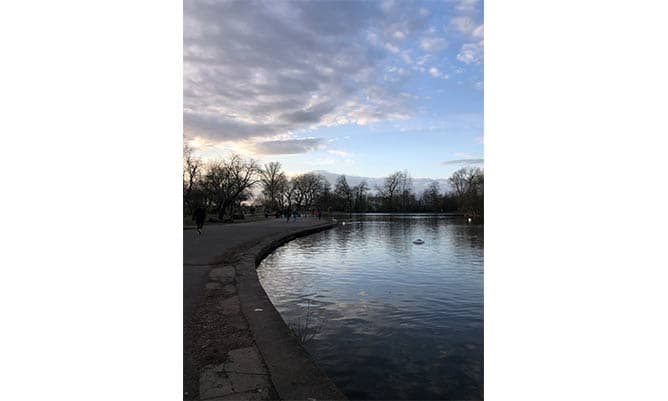 A nice view of a river in Manchester