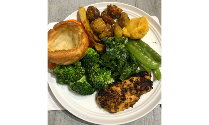 a roast dinner