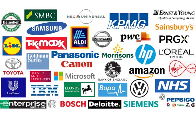 logos of companies where ambs students do placements