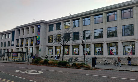 The Manchester Students' Union view looking at it from Oxford Road