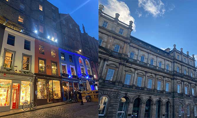 Liverpool and Edinburgh streets