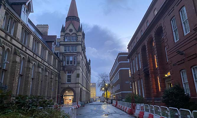 The University of Manchester quadrangle