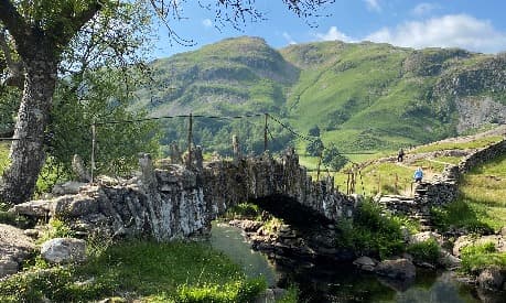 The British countryside in the sunshine