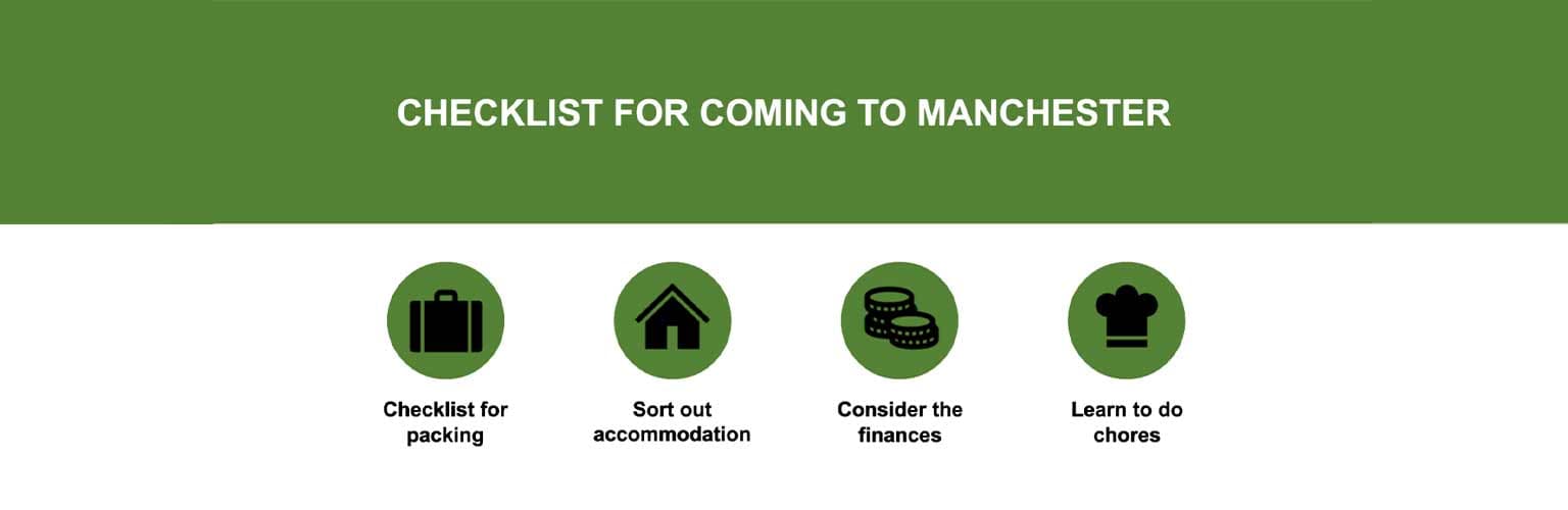 A checklist for students arriving in Manchester