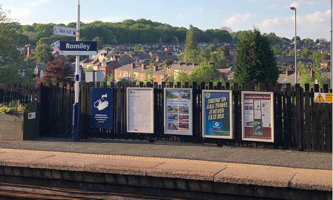 Romiley train station