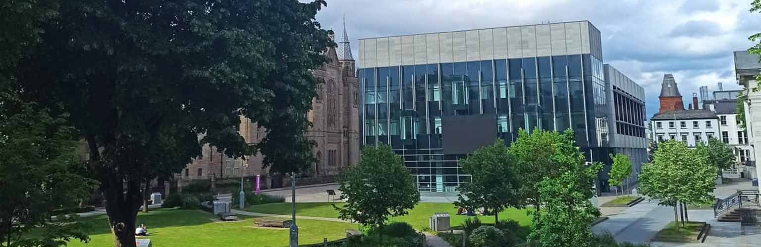 university building in the sunshine