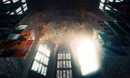 The inside of Westminster Abbey