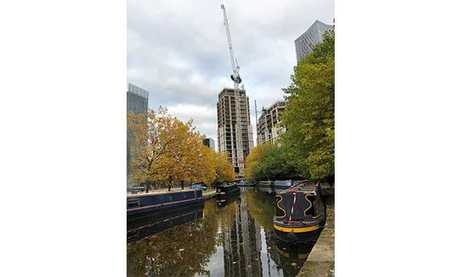 A view of the Deansgate canal