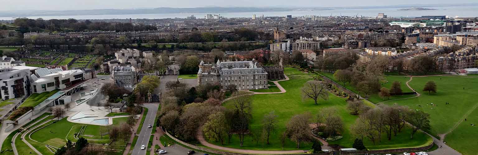 A view over Edinburgh