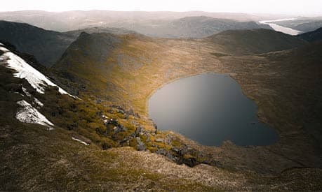 Helvellyn with grey skies