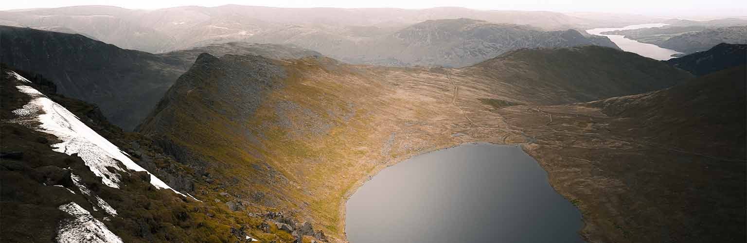 Helvellyn with grey skies