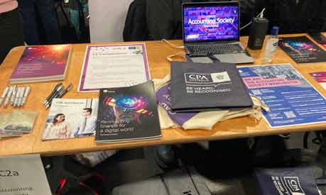 stand at freshers fair