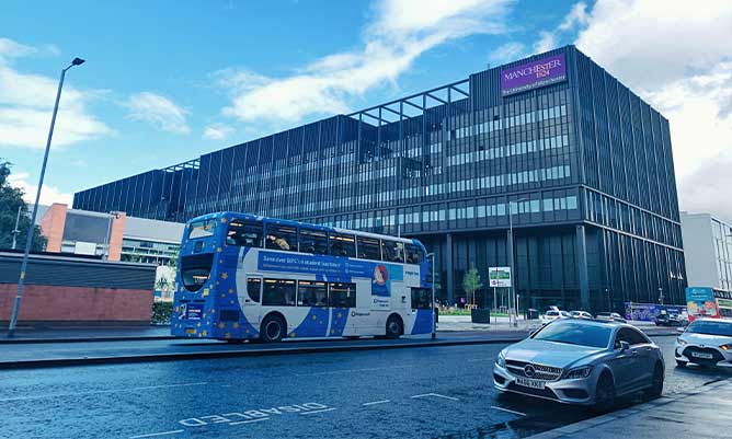 The new engineering building at the University of Manchester