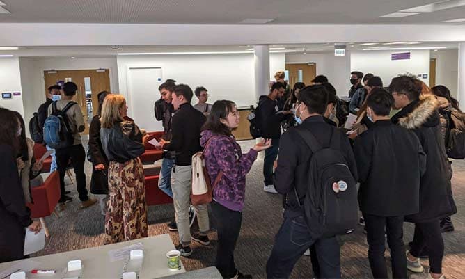 A career support workshop being held at Alliance Manchester Business School