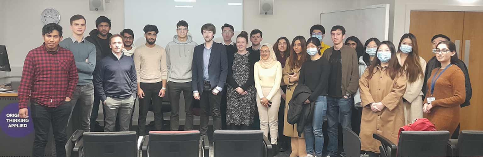 ambs students at mazars visit