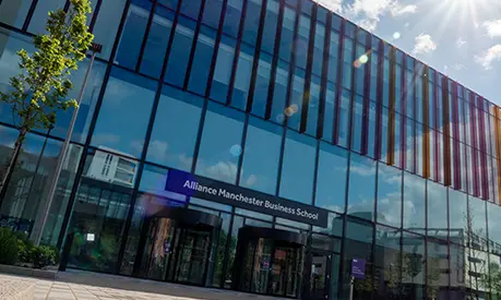 Alliance MBS building taken from outside on a blue sky day.