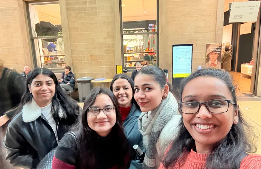 Ritika Sharma with friends