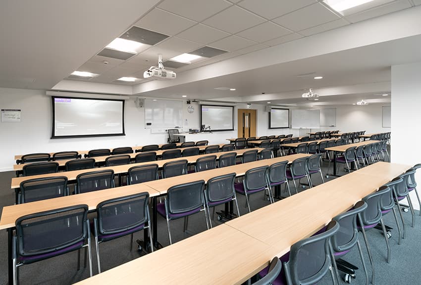 Large teaching room at Alliance MBS