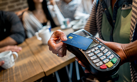 contactless payment card reader credit card