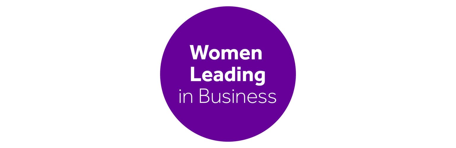 women leading in business logo