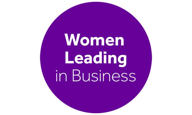women leading in business logo