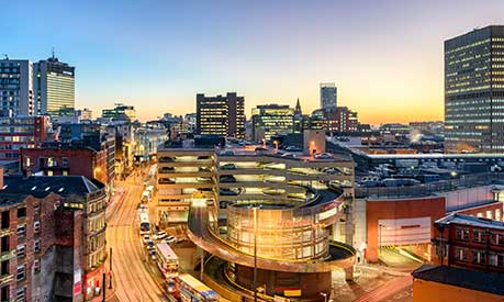 manchester skyline