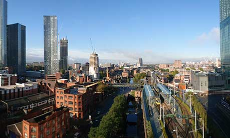 manchester skyline