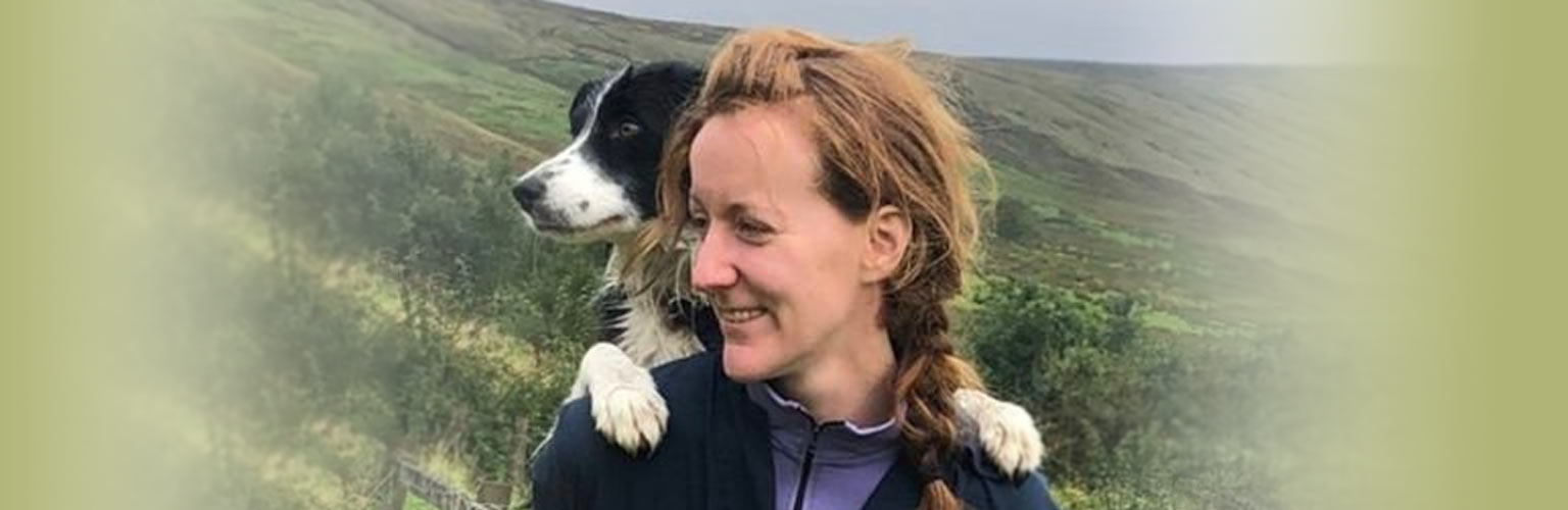 dot mccarthy with her dog