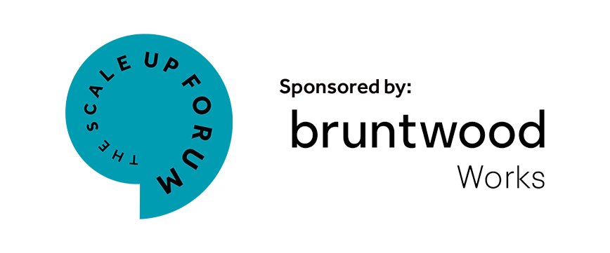 scale up and bruntwood works logo