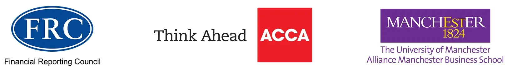 FRCA, ACCA and AMBS logos