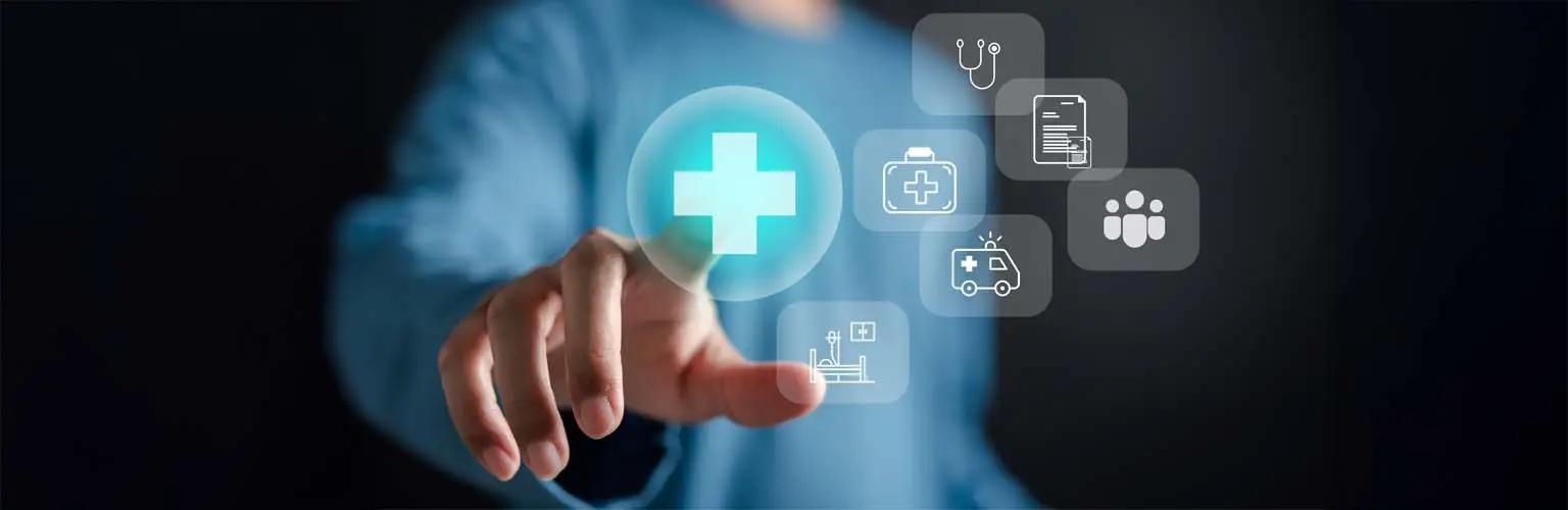 Health insurance form and medical welfare concept. healthcare medical icon, health and access healthcare
