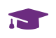 Graduation cap icon