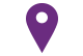 Pin in map icon