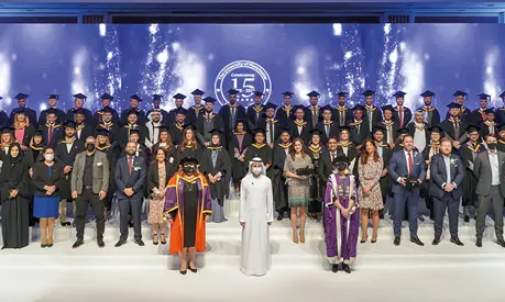 The 2021 graduation celebration at The Middle East Centre
