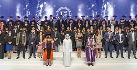 The 2021 graduation celebration at The Middle East Centre
