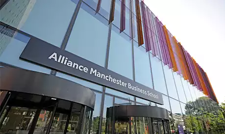 The front of the Alliance Manchester Business School