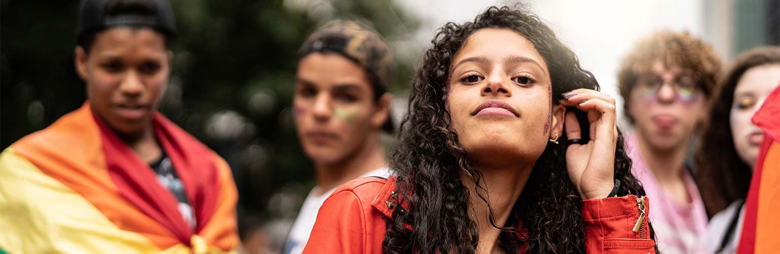 A protest in Brazil