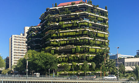 Green building in Barcelona