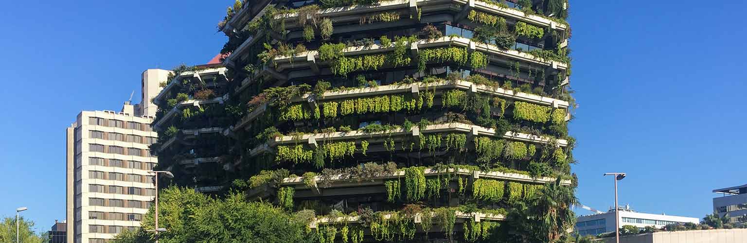 green building in barcelona