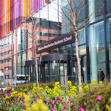 The building at Alliance Manchester Business School